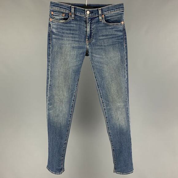 LEVI'S PREMIUM Size 29 Blue Washed Cotton Jeans - Picture 1 of 5